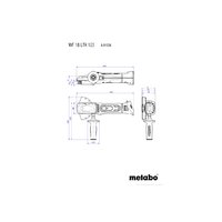  Аккумуляторная угловая шлифовальная машина с плоским редуктором WF 18 LTX 125 Quick